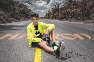 quinceanero foto en la calle