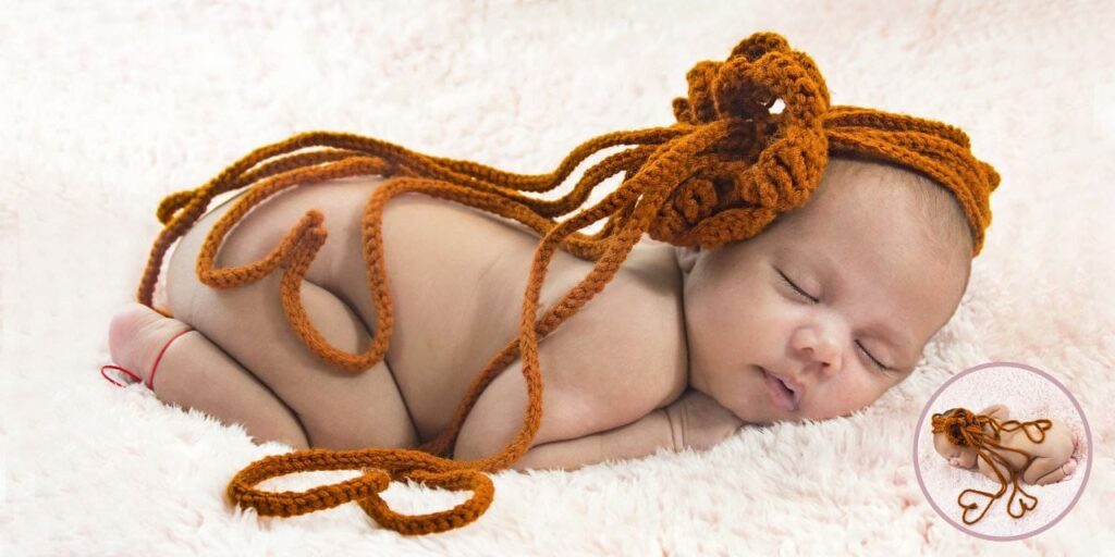 Bebé en posición fetal